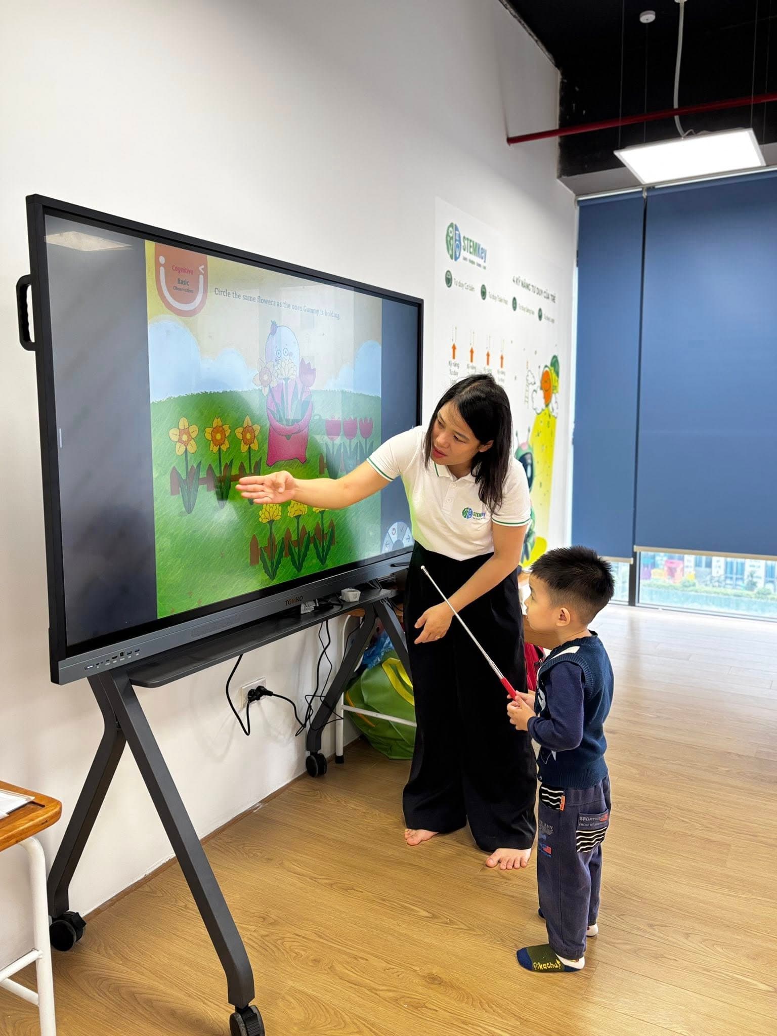 Ngày thứ 2 của buổi test đánh giá năng lực tư duy và các chỉ số thông minh tại STEMKey Edu.